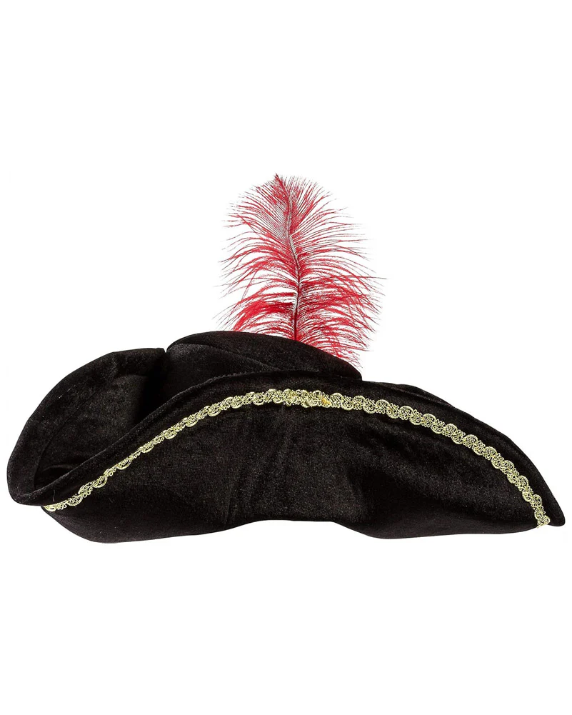 Buccaneer Feather Pirate Hat - Image 2