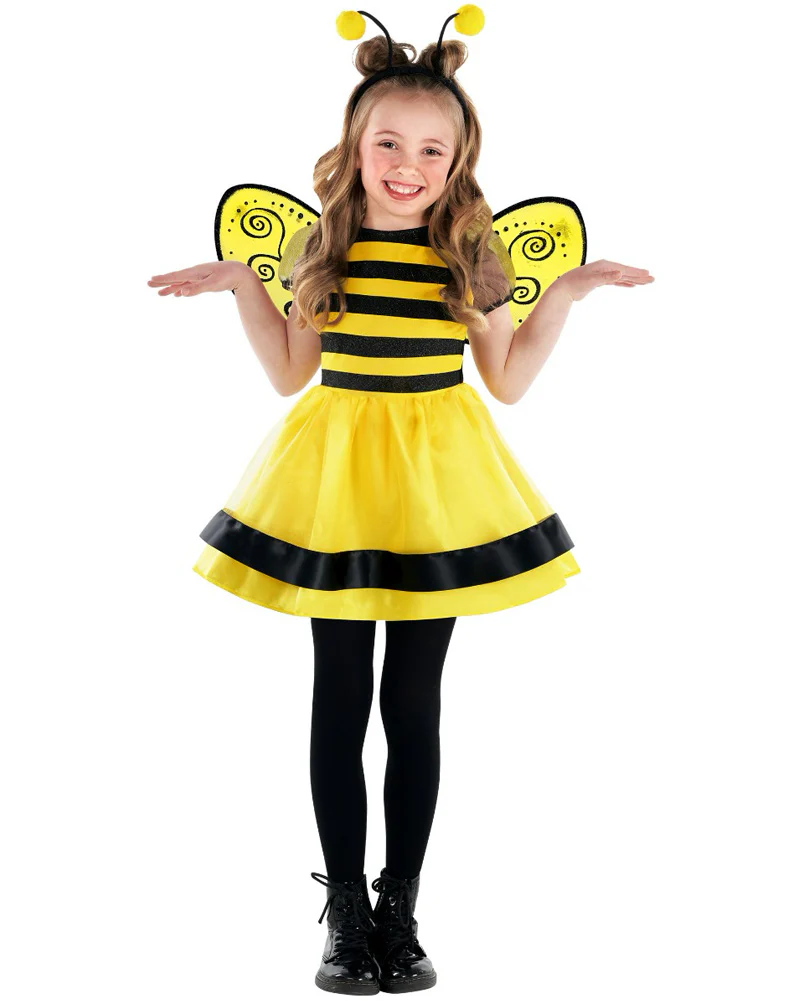 Bumblebee Dress Kids Toddler Costume - Image 5