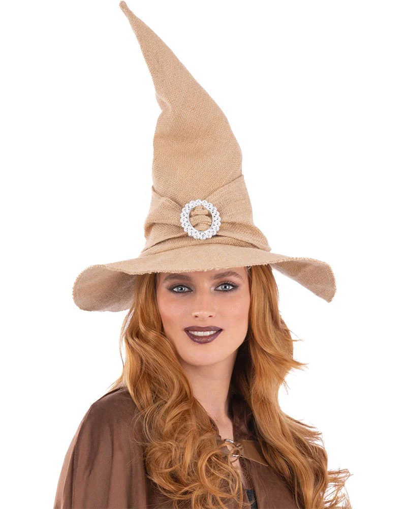 Burlap Witch Hat