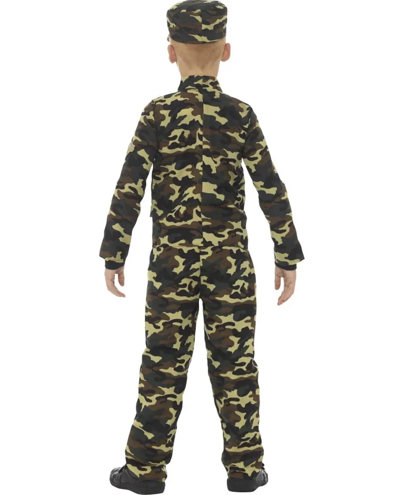 Camouflage Military Boys Costume - Image 3