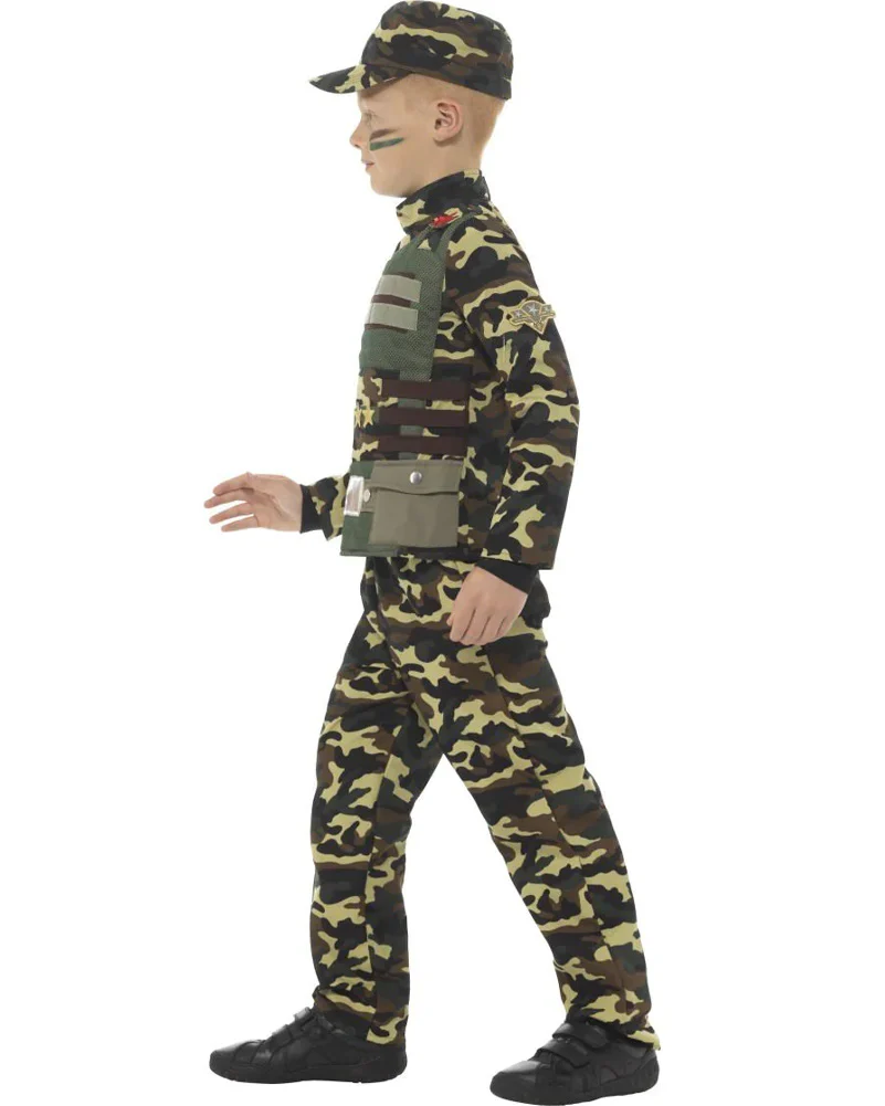Camouflage Military Boys Costume - Image 4