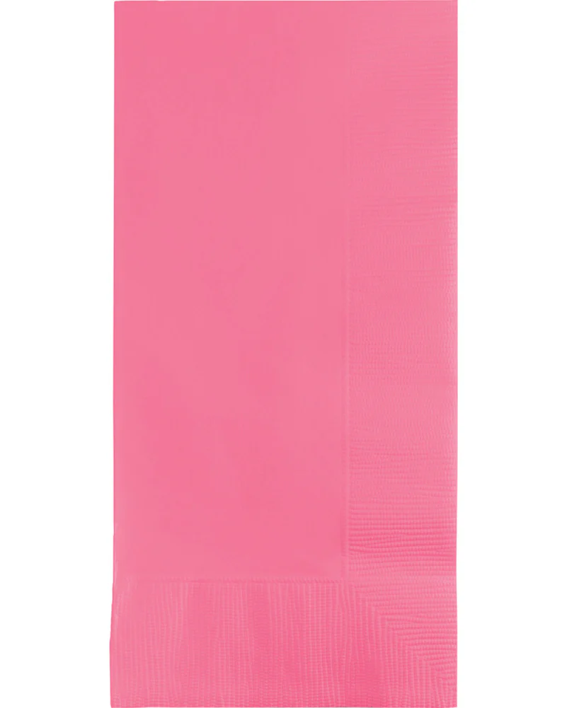 Candy Pink Dinner Napkins Pack of 50