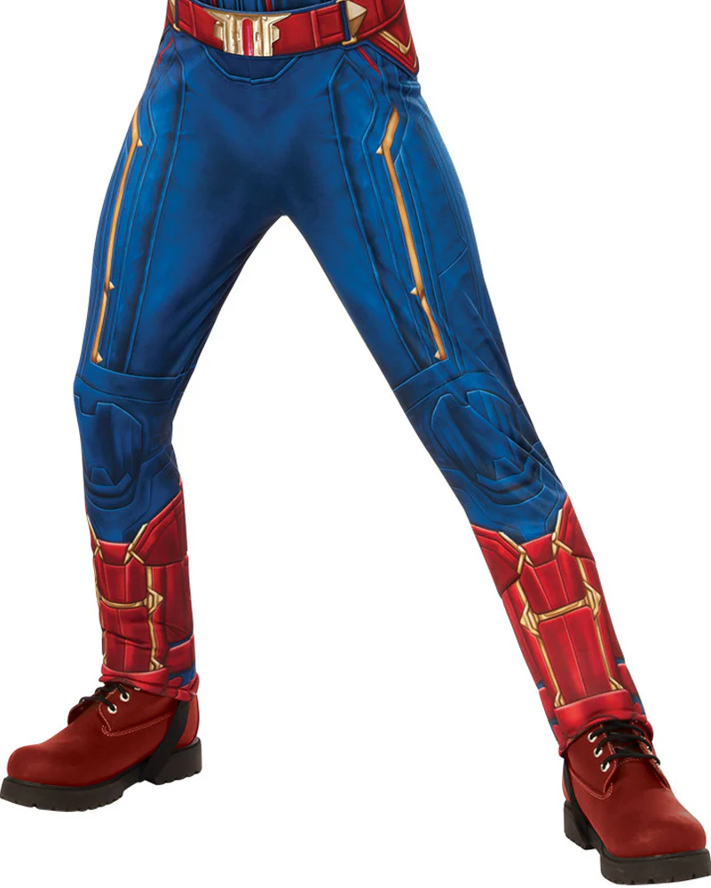 Captain Marvel Hero Suit Deluxe Girls Costume - Image 6