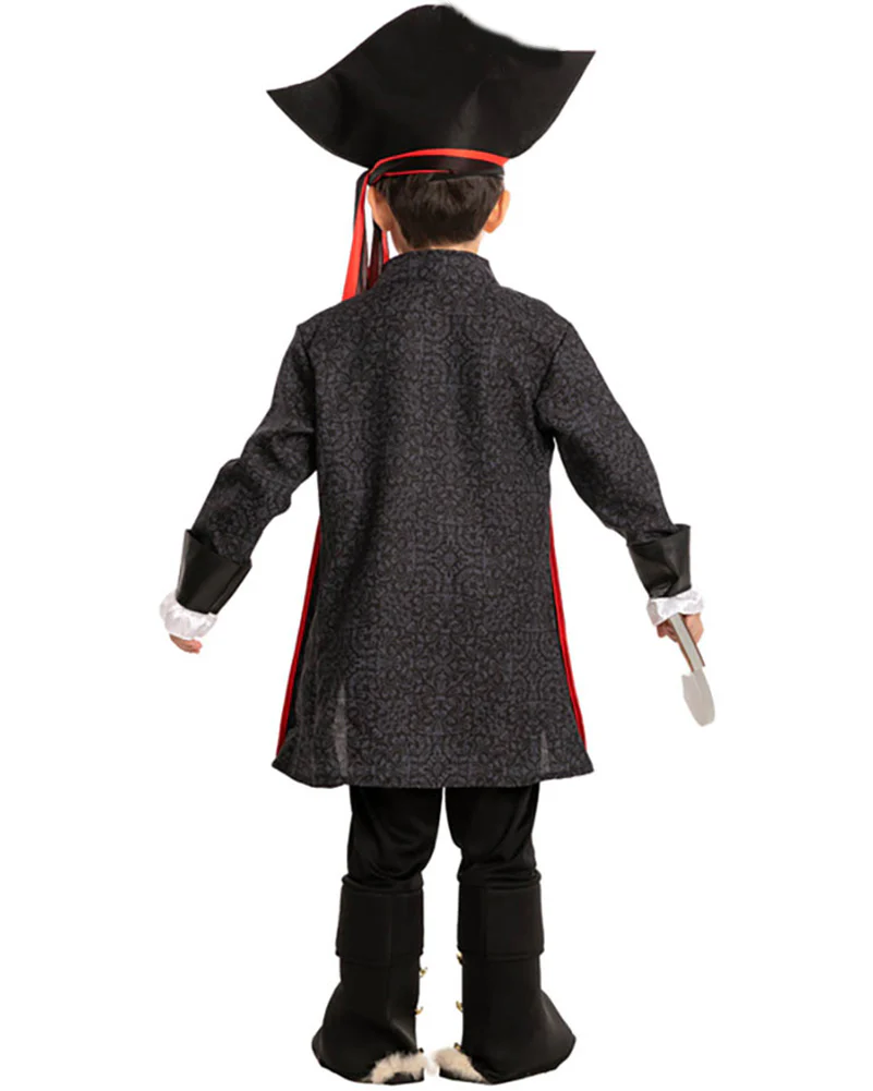 Captain Pirate Boys Costume - Image 2