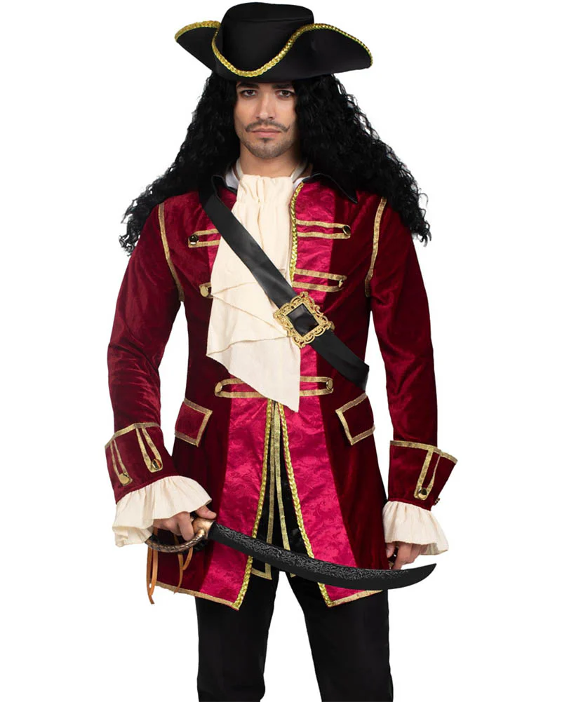 Captivating Pirate Captain Mens Costume - Image 3