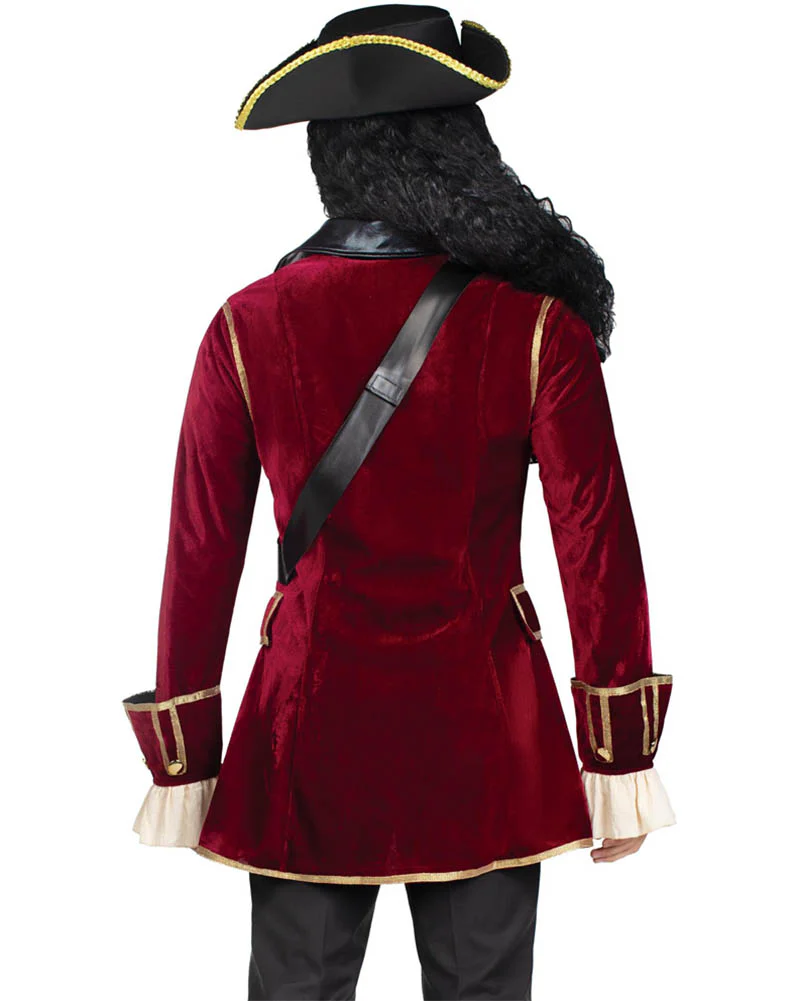 Captivating Pirate Captain Mens Costume - Image 4
