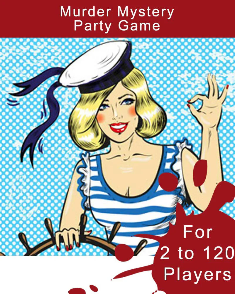 Caribbean Cruise Digital Murder Mystery Game for 2 to 120 Players