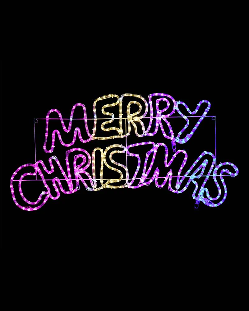 Carnival Curved Merry Christmas Ropelight LED Christmas Lights - Image 2