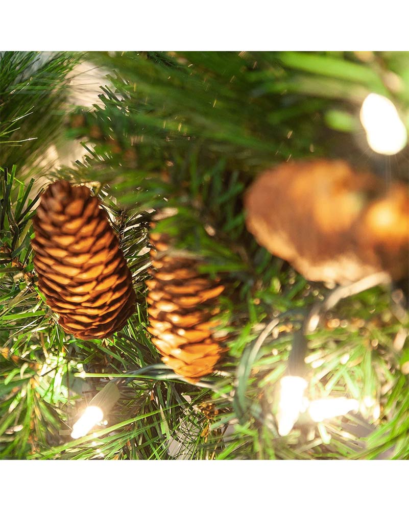 Carolina Pine Artificial Holiday Christmas Garland 2.7m - Image 3
