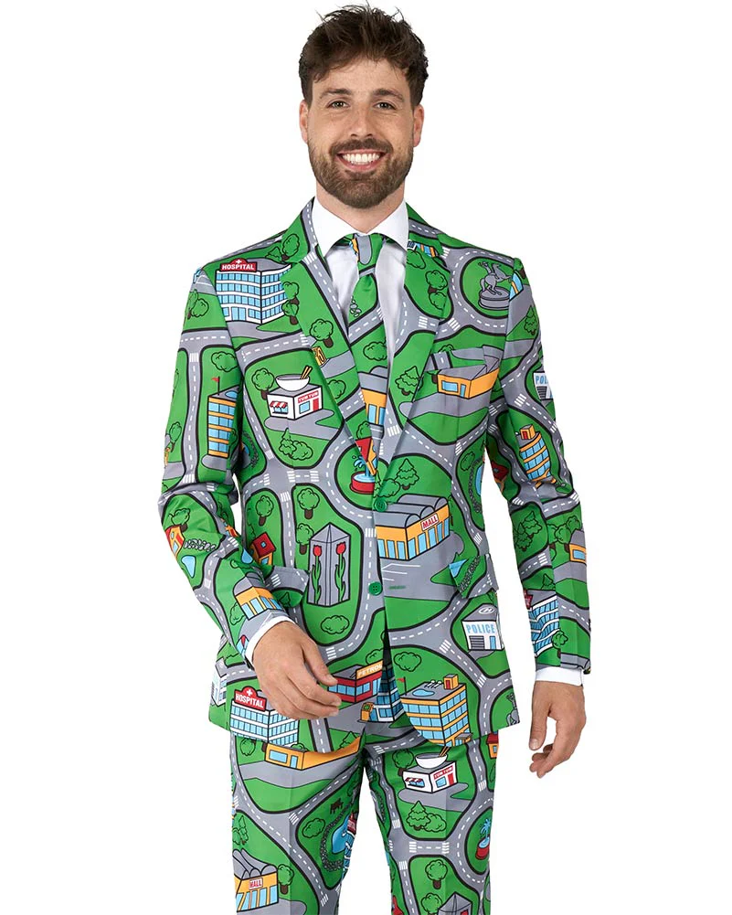 Carpet City Green Mens Suitmeister - Image 2