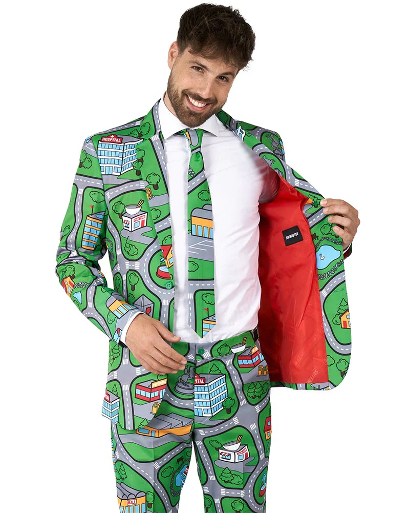 Carpet City Green Mens Suitmeister - Image 3