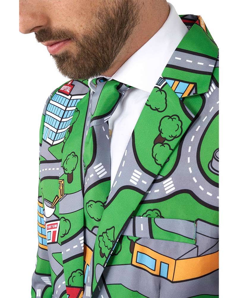 Carpet City Green Mens Suitmeister - Image 6