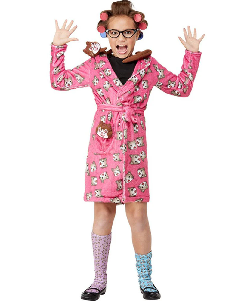 Cat Hoarder Lady Girls Costume - Image 2