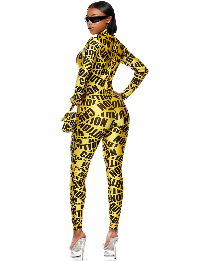 Caution Womens Costume - Image 2