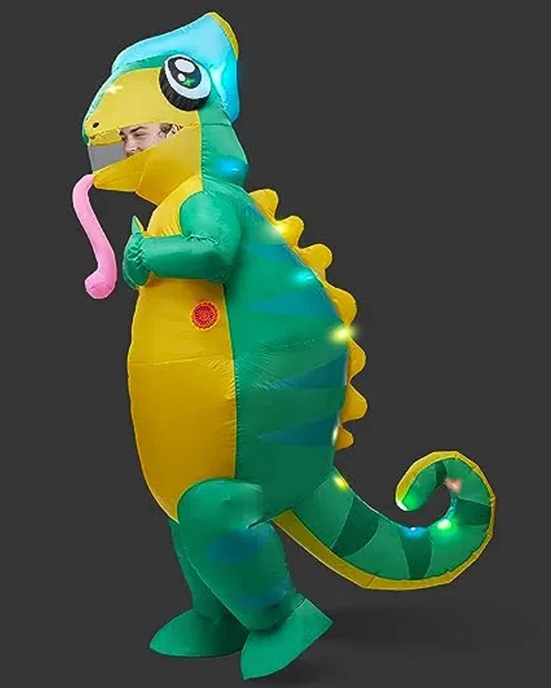 Chameleon Inflatable Adults Costume - Image 4