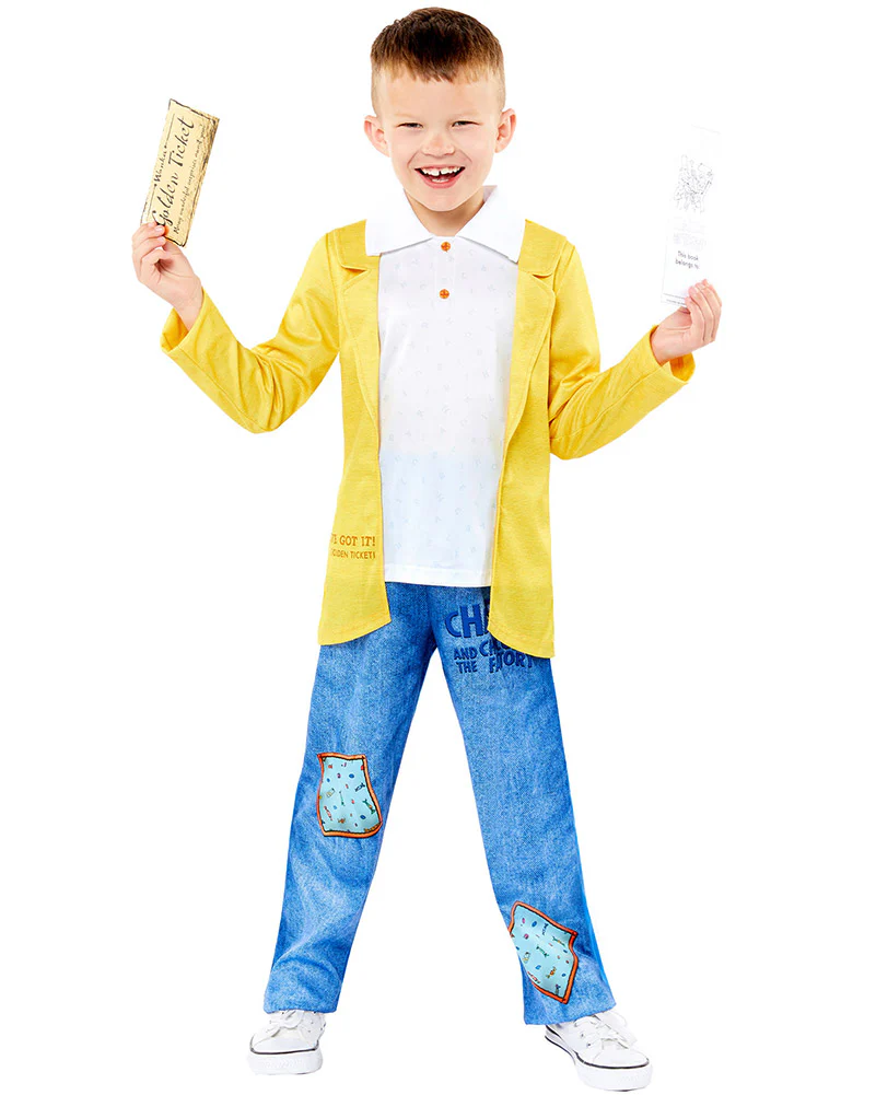 Charlie and the Chocolate Factory Boys Book Week Costume 3-4 Years