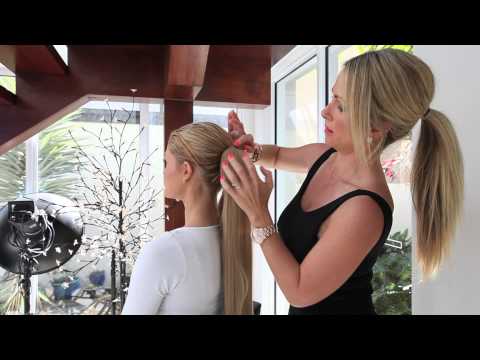 Chestnut Brown Wrap Around 60cm Deluxe Ponytail - Image 4