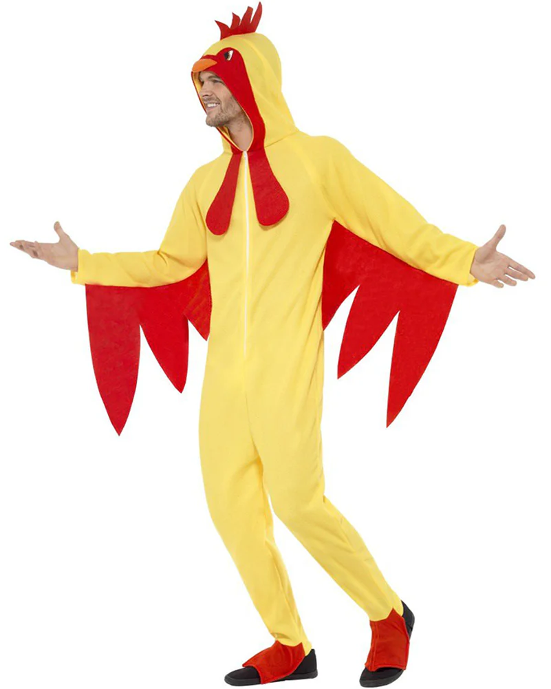 Chicken Hooded Adult Costume - Image 6