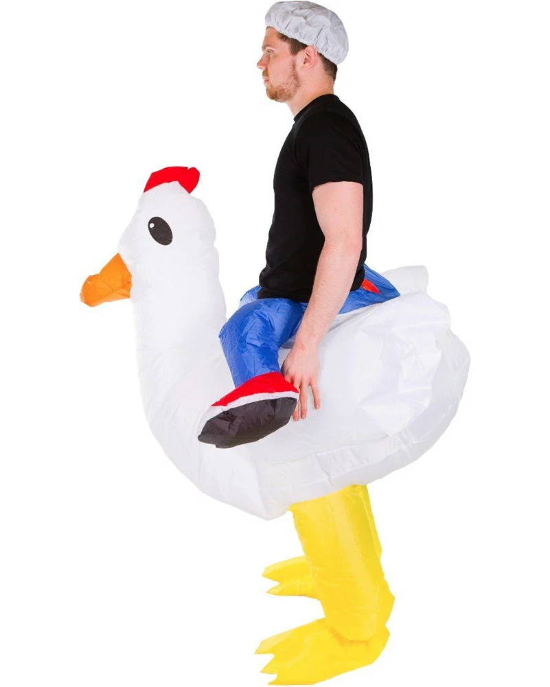 Chicken Inflatable Adult Costume - Image 2