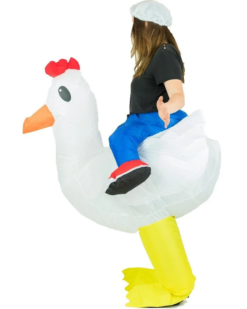 Chicken Inflatable Adult Costume - Image 5