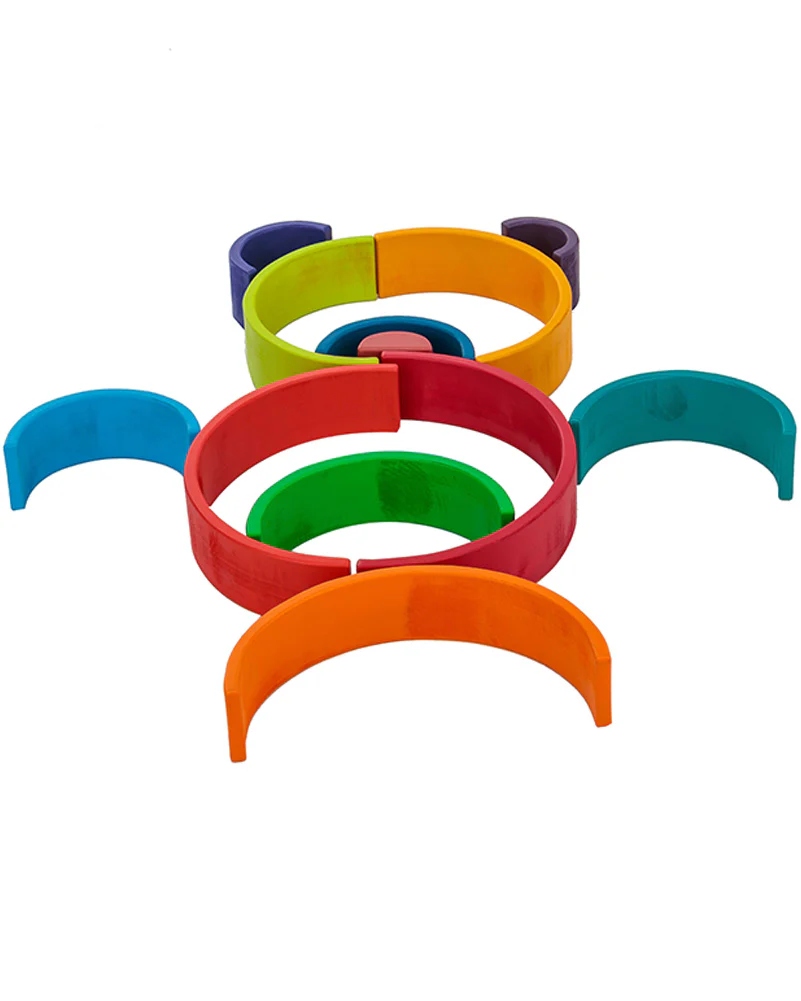 Childrens Wooden Rainbow - Image 4