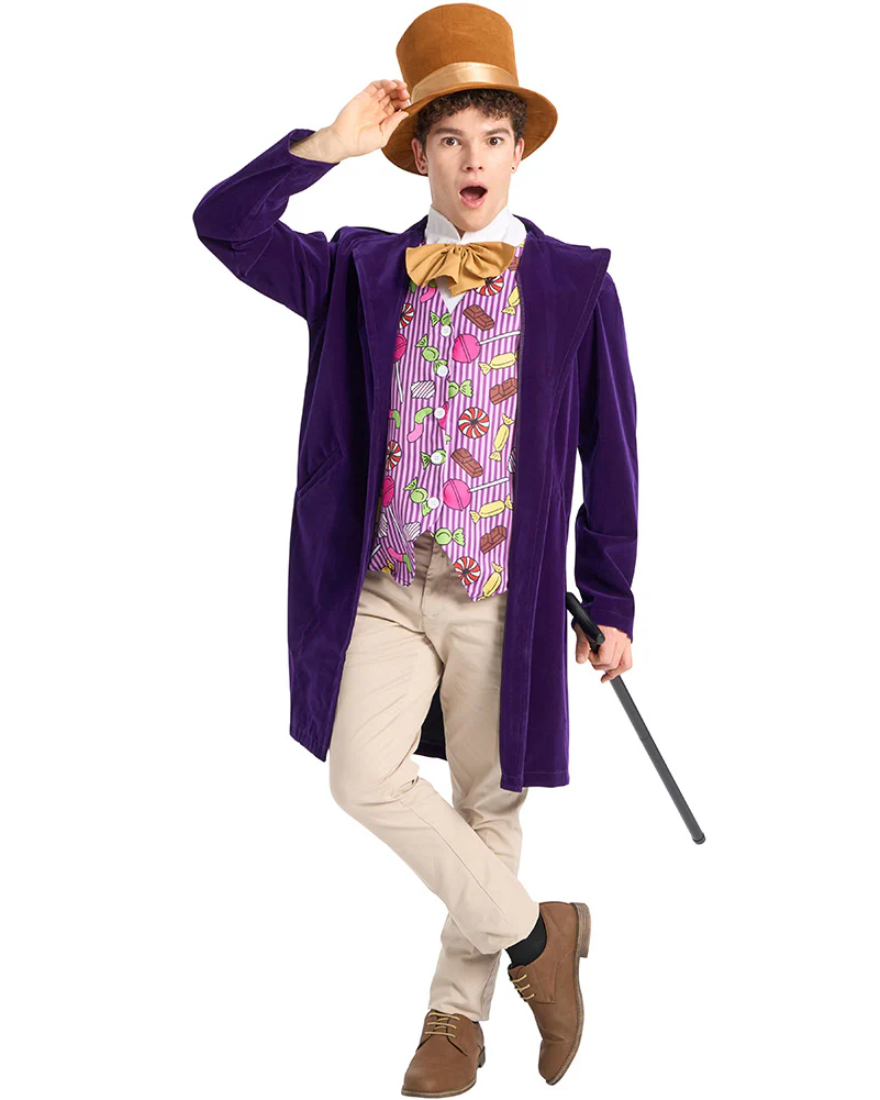 Chocolate Factory Owner Deluxe Adult Plus Size Book Week Costume - Image 16