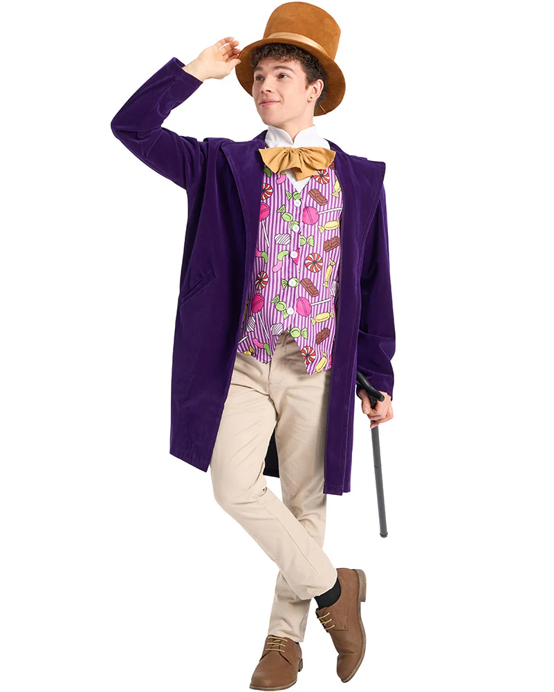 Chocolate Factory Owner Deluxe Adult Plus Size Book Week Costume - Image 18