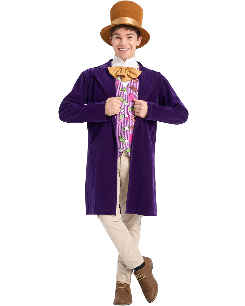 Chocolate Factory Owner Deluxe Adult Plus Size Book Week Costume - Image 2