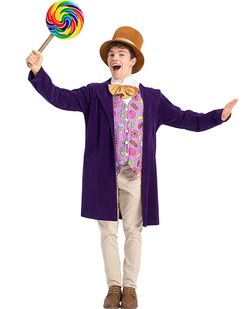 Chocolate Factory Owner Deluxe Adult Plus Size Book Week Costume - Image 6