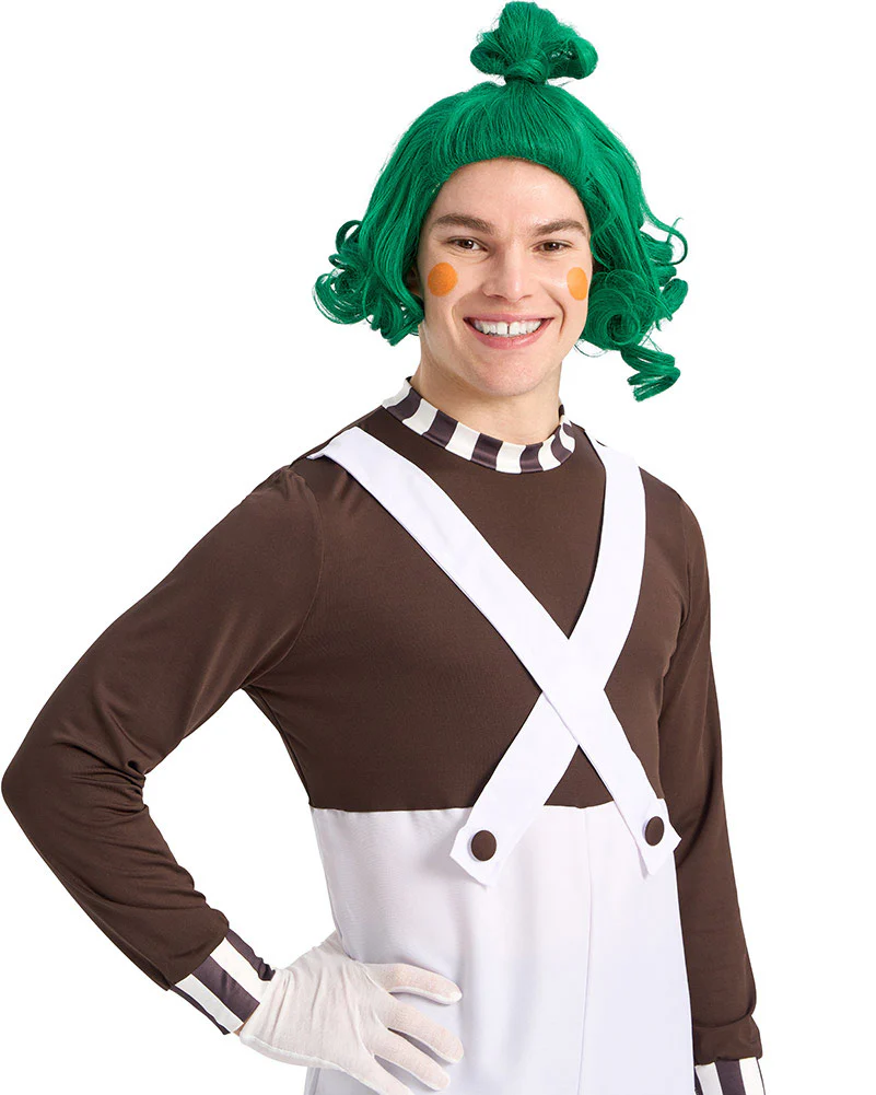 Chocolate Factory Worker Deluxe Wig - Image 7