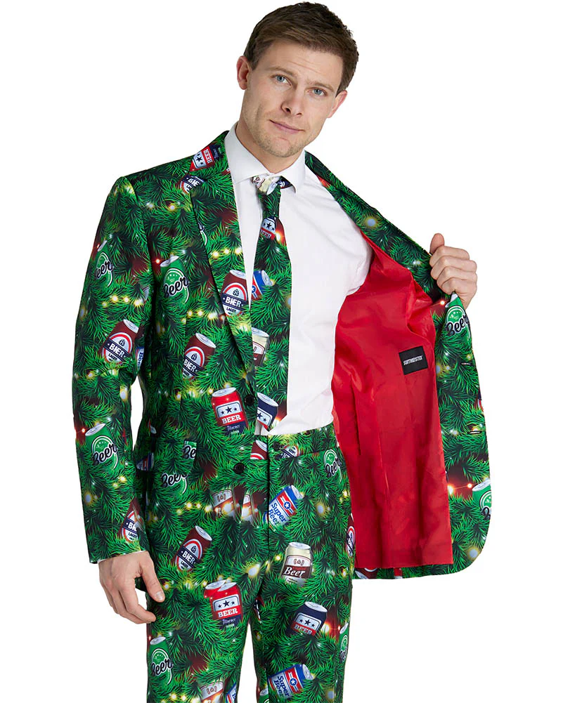 Christmas Beers Green Mens Suitmeister - Image 3