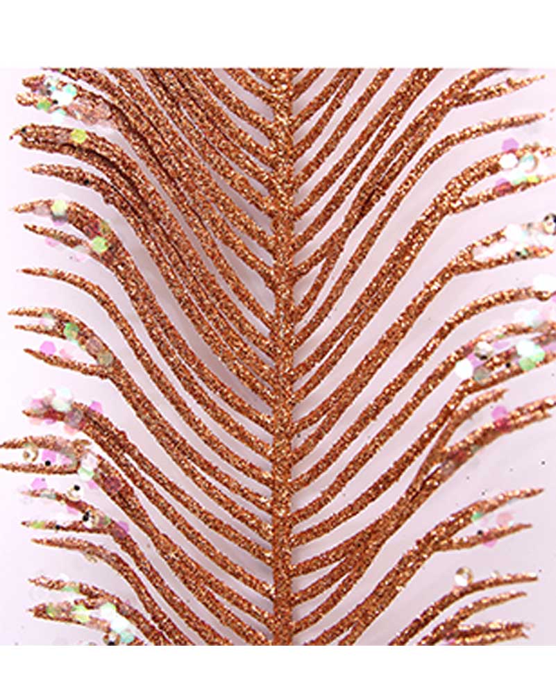 Christmas Bronze Glitter Stem 70cm - Image 2