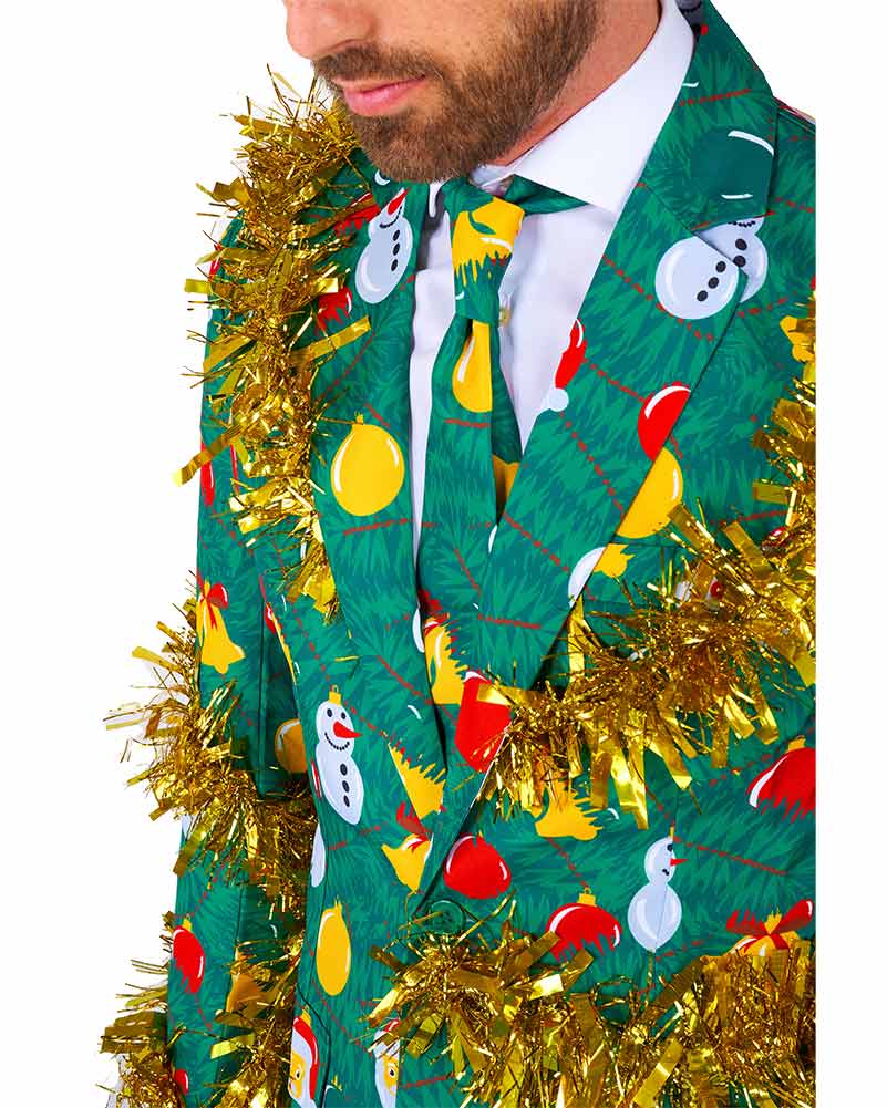 Christmas Deco Green Mens Suitmeister - Image 2