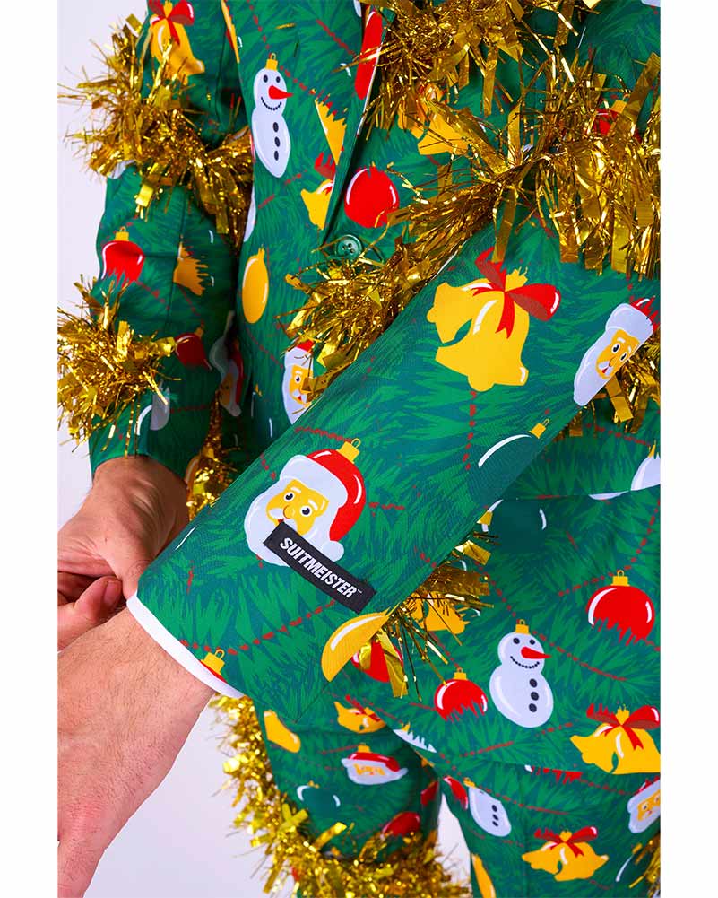 Christmas Deco Green Mens Suitmeister - Image 3