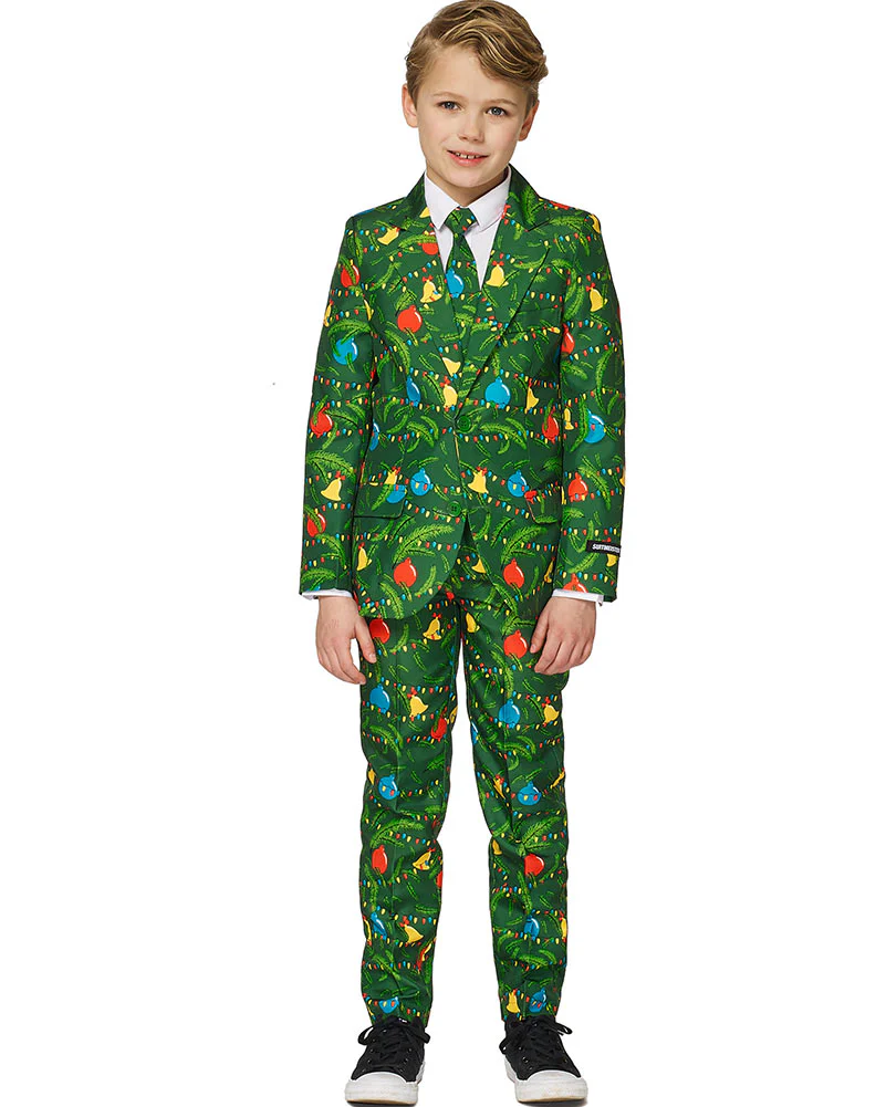 Christmas Green Icons Light up Boys Suitmeister - Image 3