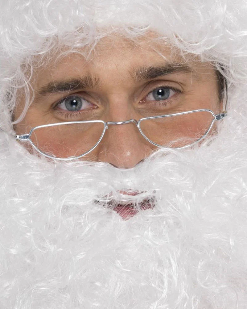 Christmas Half Moon Santa Glasses