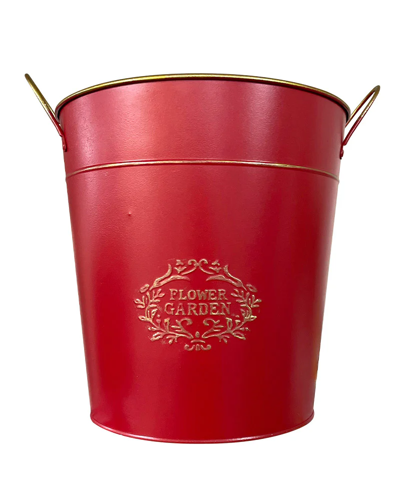 Christmas Iron Plant Pot 17cm