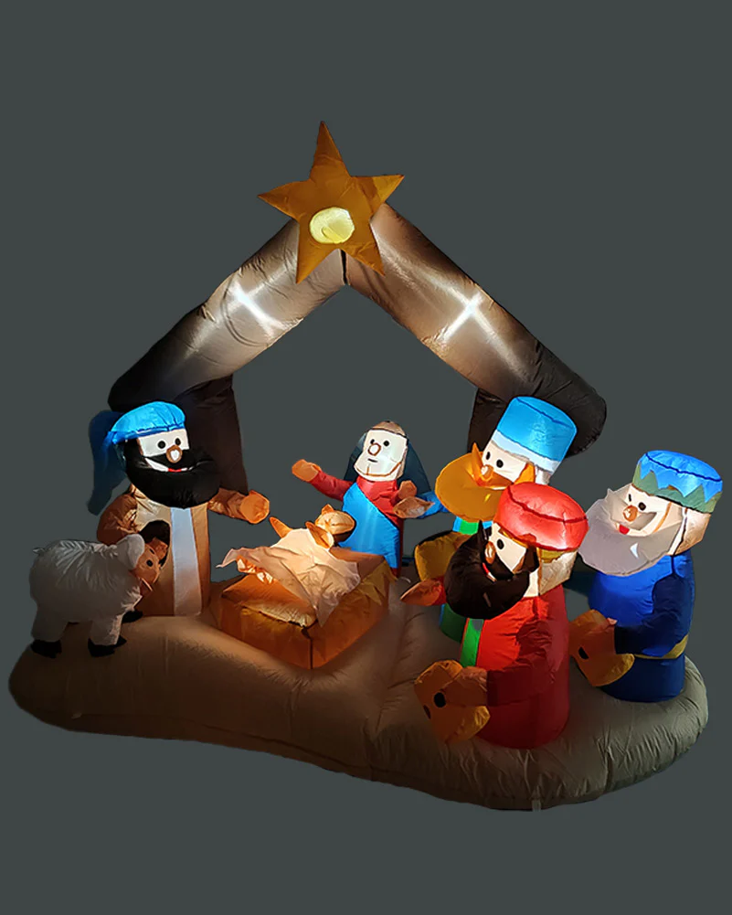 Christmas Nativity Scene Lawn Inflatable 1.6m - Image 2