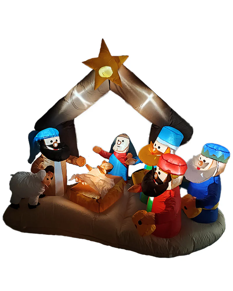 Christmas Nativity Scene Lawn Inflatable 1.6m - Image 3