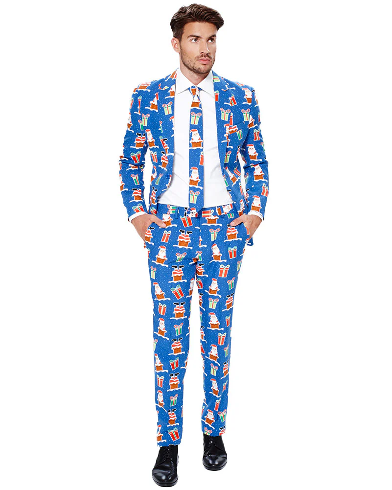 Christmas Opposuit Giftmas Eve Premium Mens Suit - Image 3