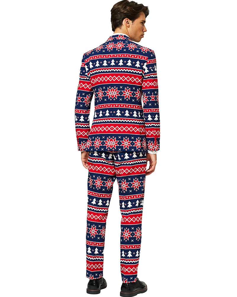 Christmas Opposuit Nordic Noel Premium Mens Suit - Image 3