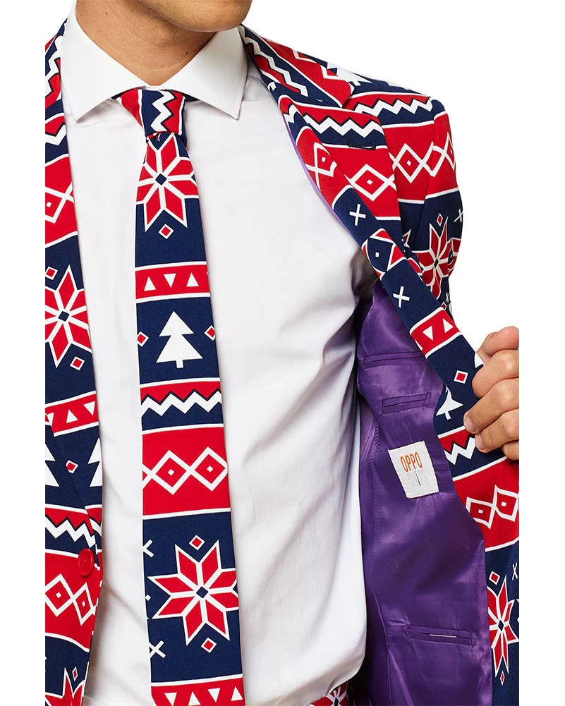 Christmas Opposuit Summer Nordic Noel Premium Mens Suit - Image 5