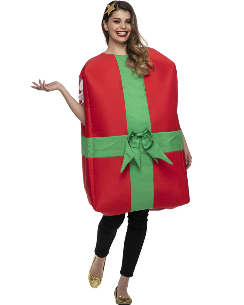 Christmas Present Adult Plus Size Costume - Image 2