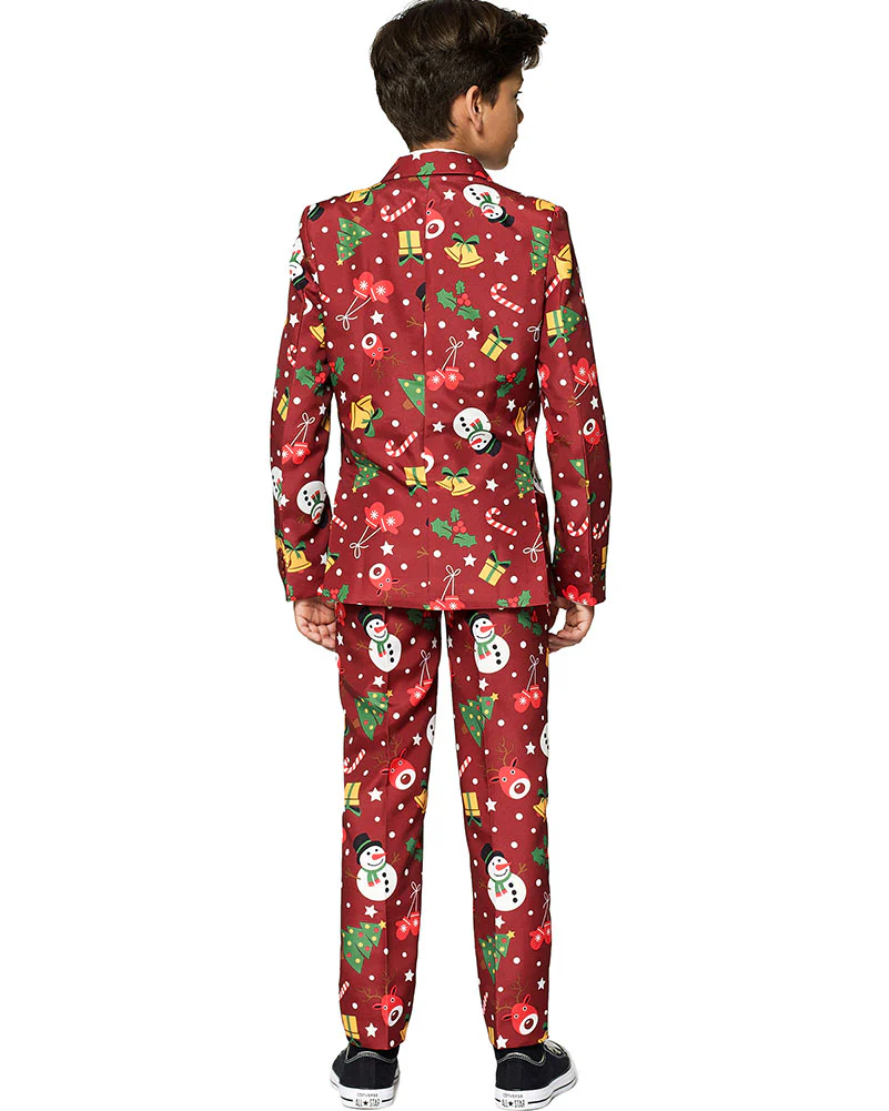 Christmas Red Icons Light up Boys Suitmeister - Image 5