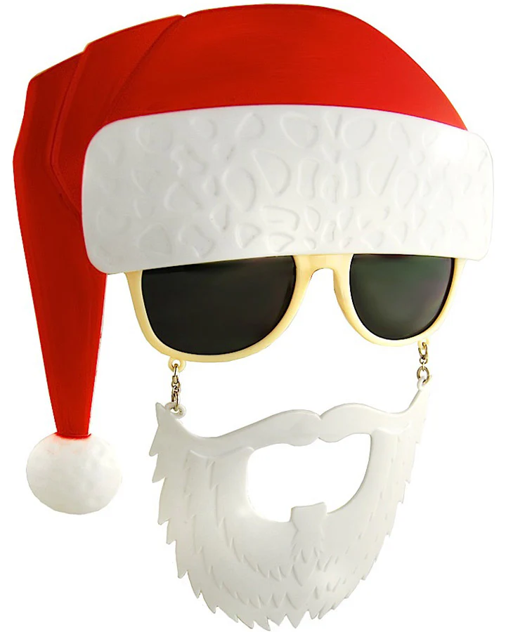 Christmas Santa Glasses with Beard - Image 2