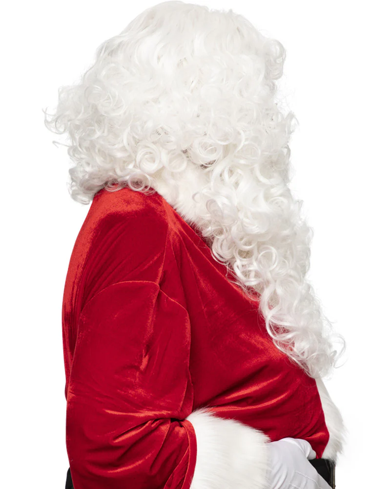 Christmas Santa Professional Wig and Beard Set - Image 2