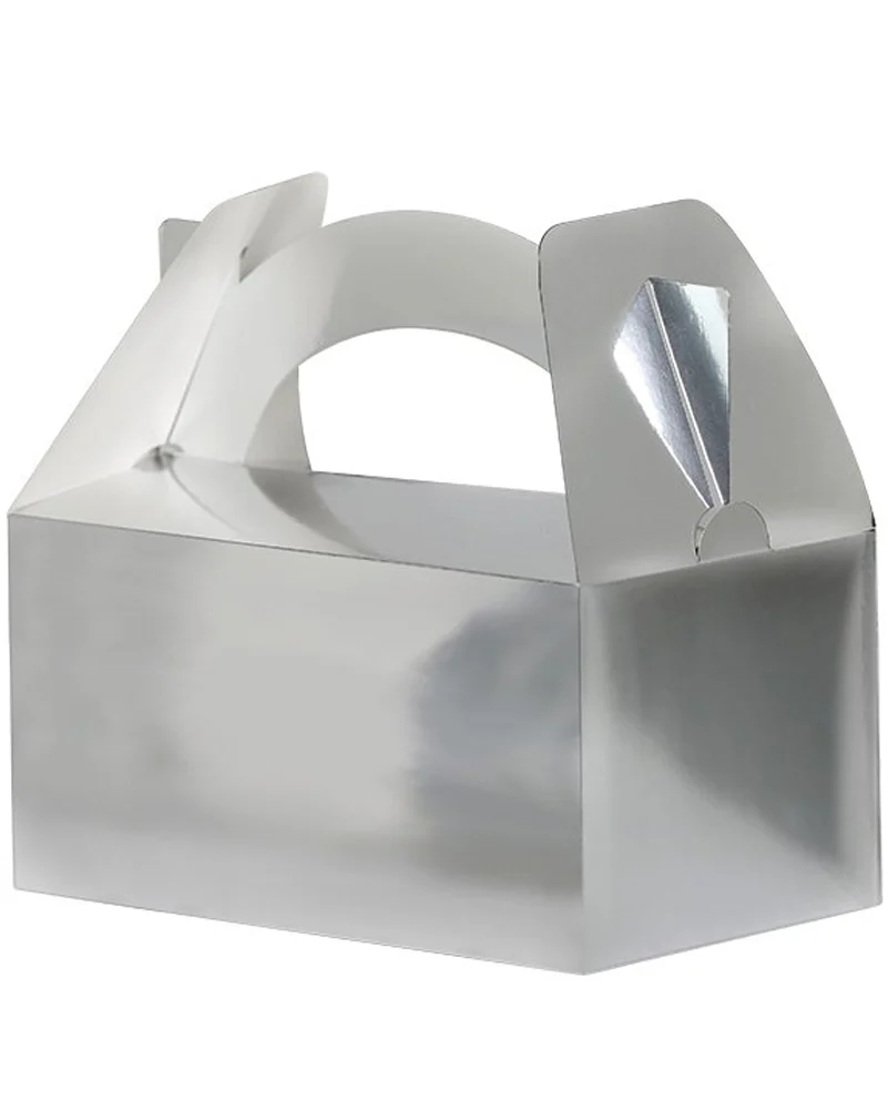 Christmas Silver Lunchbox Pack of 5
