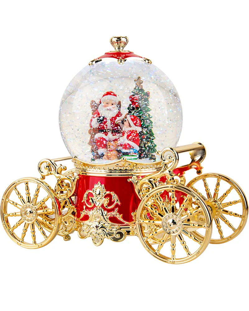 Christmas Swirl Musical Royal Carriage USB 21cm - Image 4