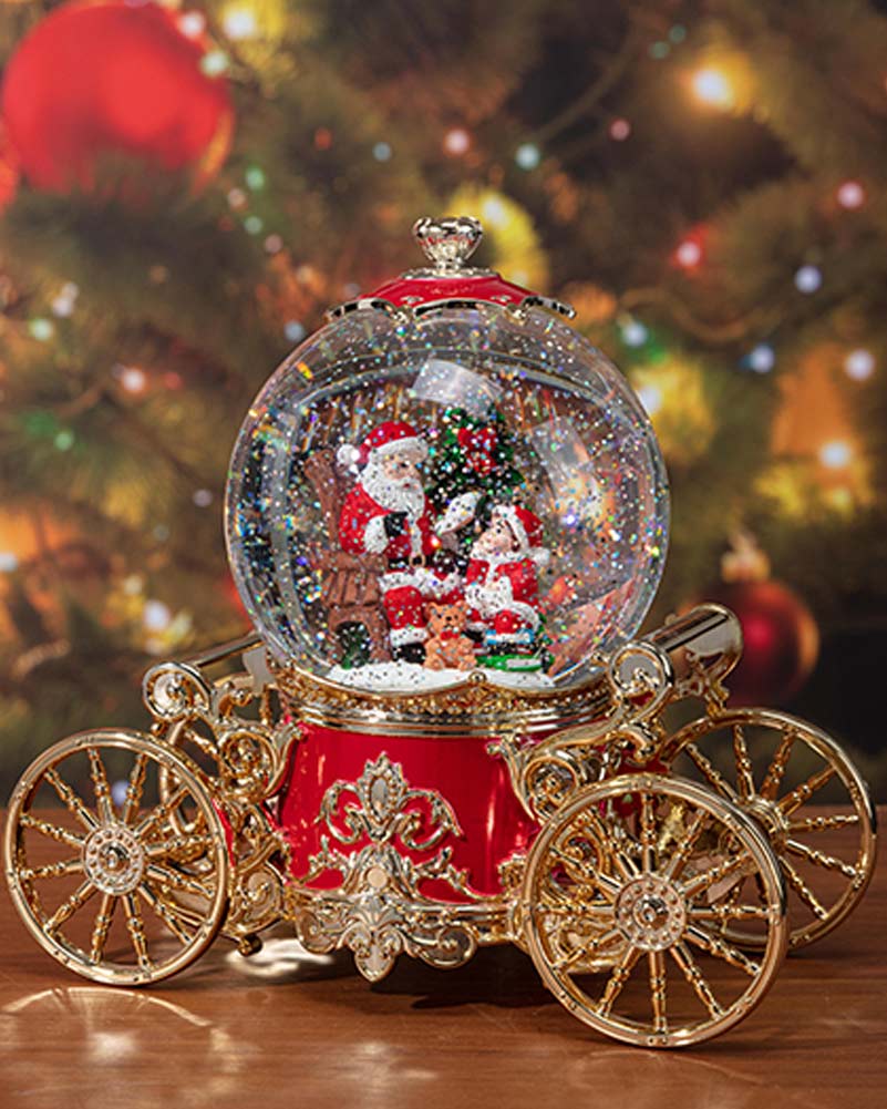 Christmas Swirl Musical Royal Carriage USB 21cm - Image 5