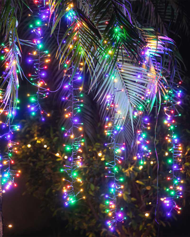 Christmas Timer Multicolour 480 Piece Tree Clusters 10m - Image 3